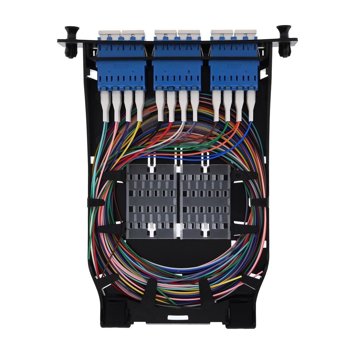 HD Splice Cassette, 24 Fiber, Quad, LC/UPC, 9 µm OS2, 1 m Pigtails 2